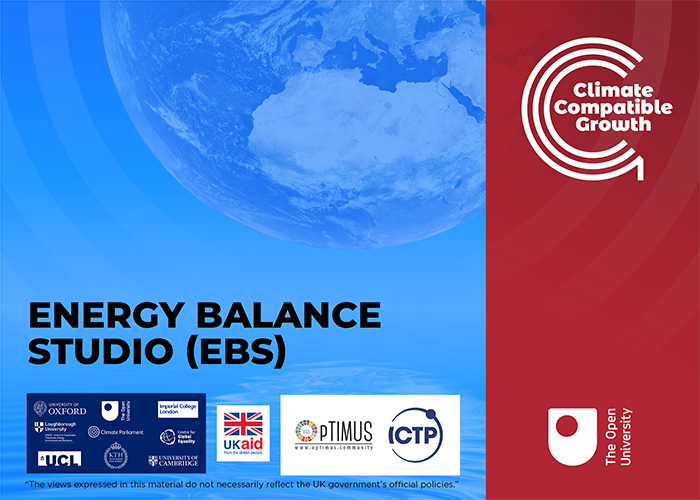 Creating and Assessing an Energy Balance with EBS (Energy Balance Studio)