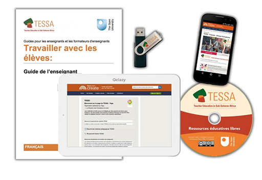 Image des différents supports du matériel TESSA.