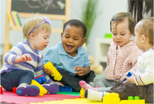 This is a photograph of children playing.