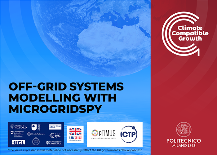 Off-Grid Energy Systems Modelling with MicroGridsPy