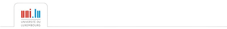 Deco 1: Logo de l'Université du Luxembourg en image de décoration 