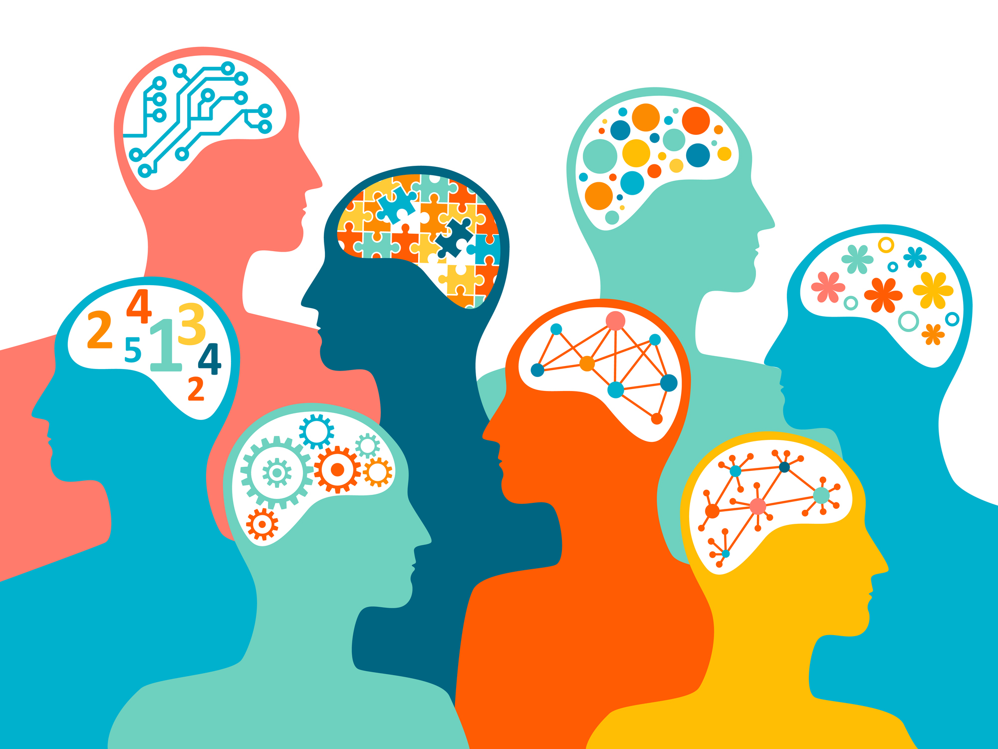 An image showing a concept of the diversity of people.