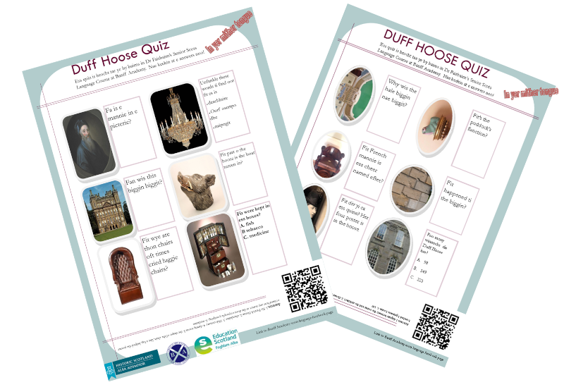 Examples of Duff Hoose Quiz