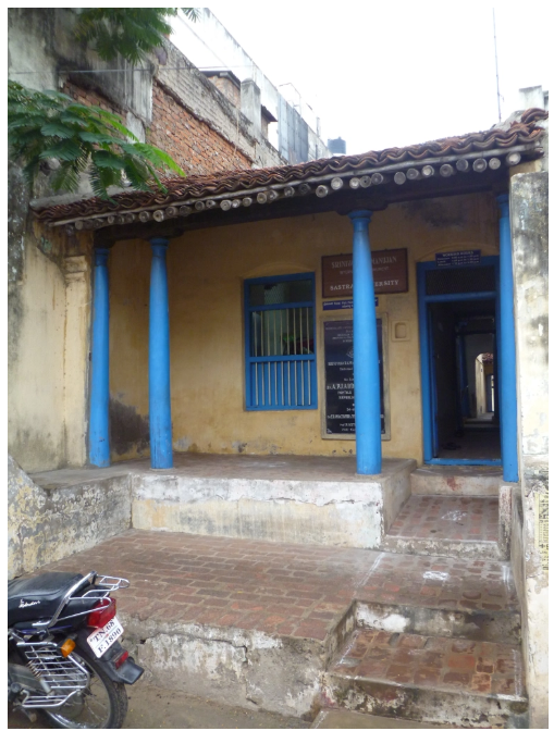 A current photo of Ramanujan's house in Kumbakonam, where he spent much of his life.