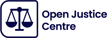 Open Justice Centre and Open University logo