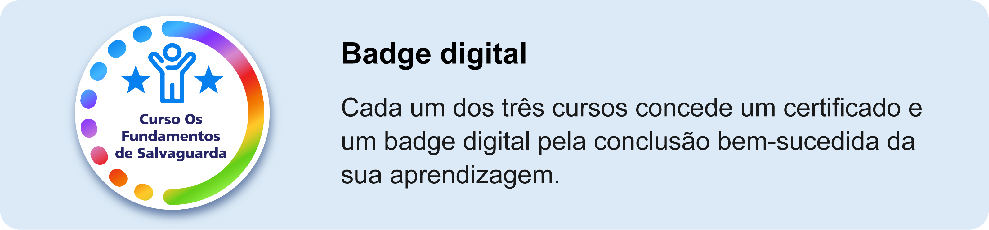 Safeguarding essentials course digital badge.