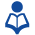 Reading a book icon