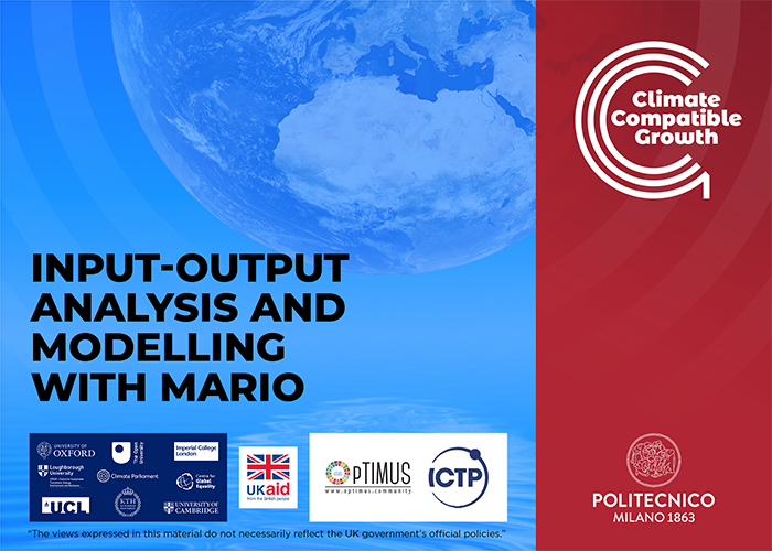 Input-Output analysis and modelling with MARIO