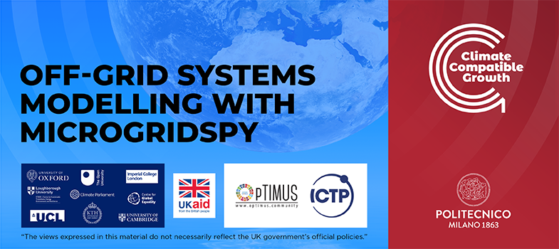 Off-Grid Energy Systems Modelling with MicroGridsPy