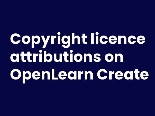 Creative commons licences