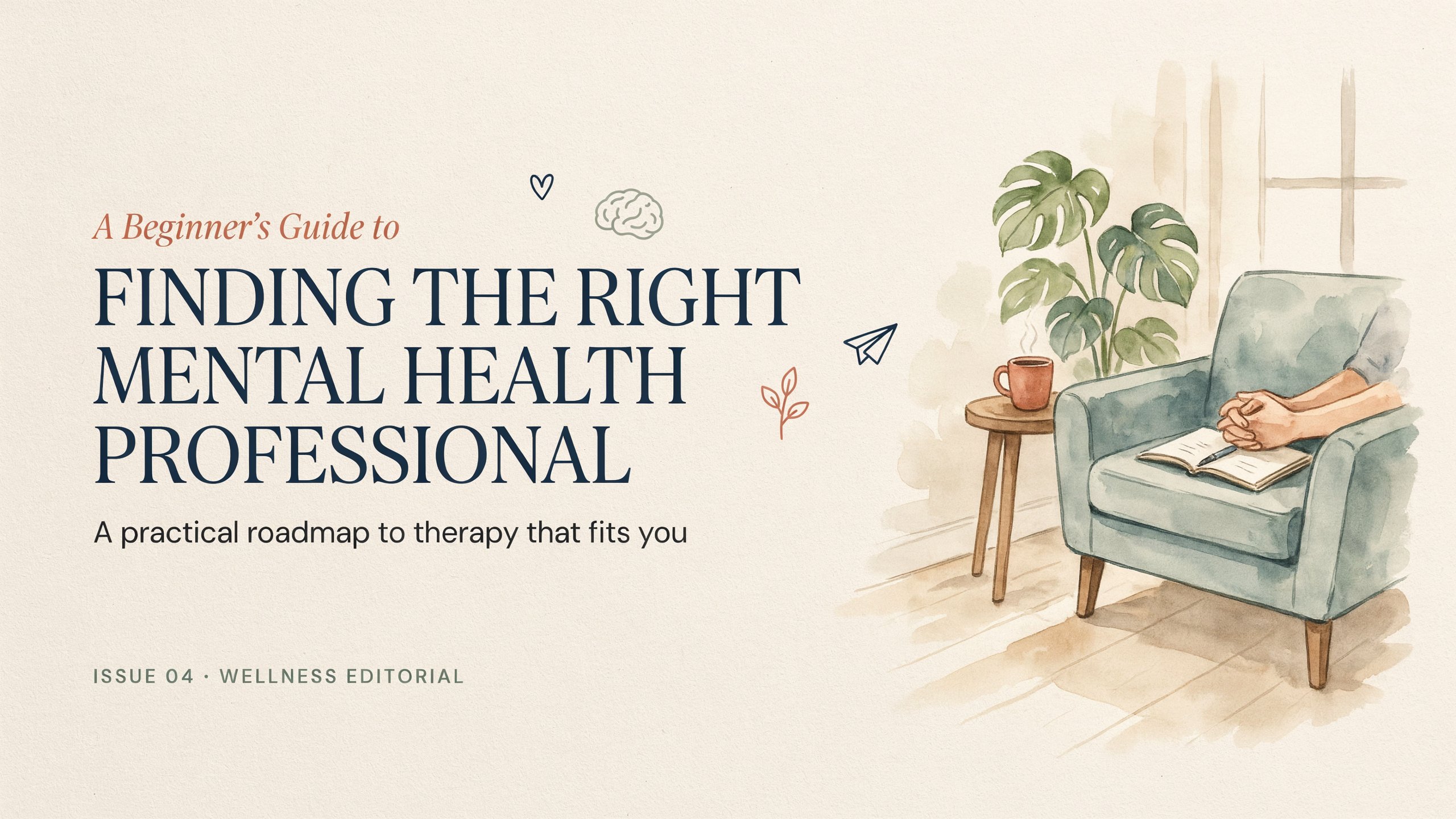 A Beginner’s Guide to Finding the Right Mental Health Professional