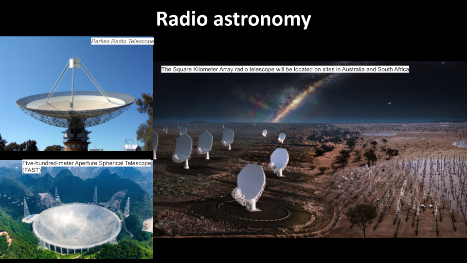 Image of radio astronomy facilities