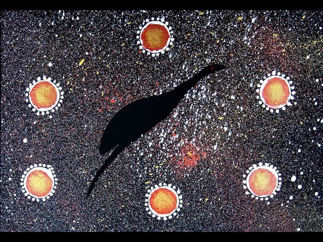 Emu in the Sky, an Aboriginal astronomical constellation formed by the dark spaces in the Milky Way