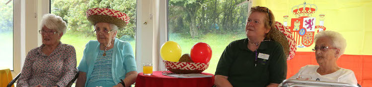 women learning in a class