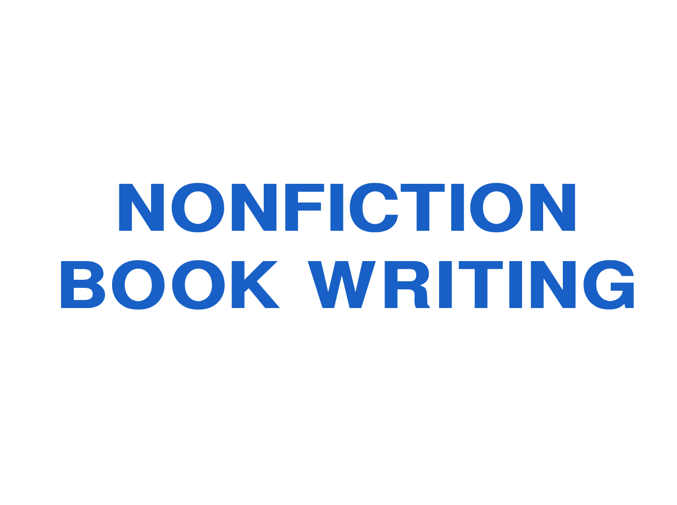 Nonfiction Book Writing