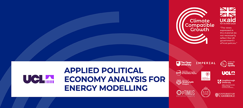 Applied Political Economy Analysis for Energy Modelling