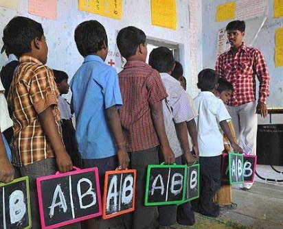 School children in India.