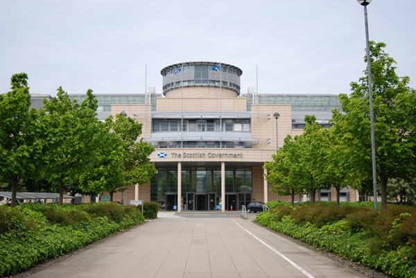 A photo of a Scottish Government building.