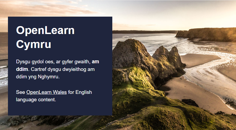 OpenLearn Cymru banner